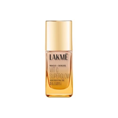 Lakme Makeup+Skincare VitC Superglow Skin Perfecting Tint Warm Sand W160 25ml