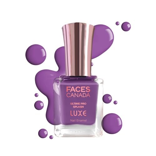 FACES CANADA Ultime Pro Splash Luxe Nail Enamel – Speak Now (L52), 12ml | Glossy Finish | Quick Drying | Long Lasting | High Shine | Chip Defiant | Even-Finish | Vegan | Non-Toxic | Ethanol-Free