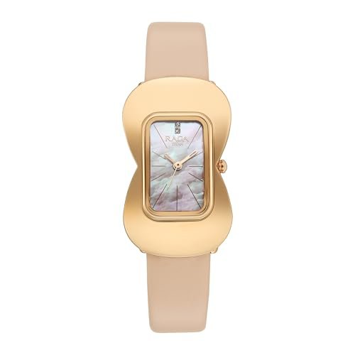 Titan Raga Glimmers Quartz Pink Shaped Dial Women’s Watch | Water Resistant Watch | Watches for Women Analog – 95340WL01