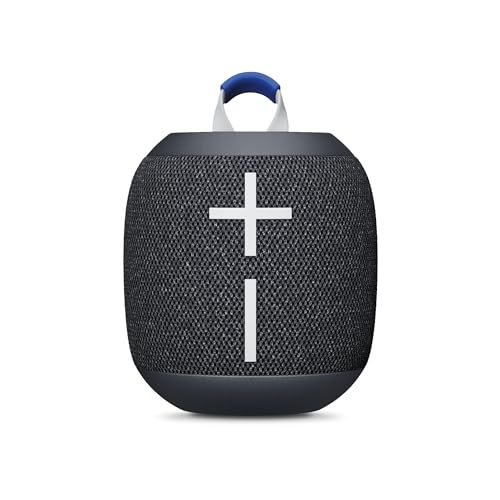 Ultimate Ears WONDERBOOM 4 Portable Waterproof Bluetooth Speaker with Big Bass and 360-Degree Sound, Dustproof Floating Speaker with 40 m (131ft) Range – Active Black