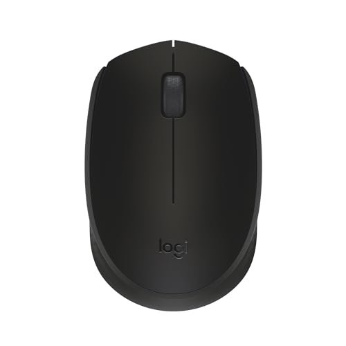 Logitech B170 USB Mouse,12-Months Battery Life, Ambidextrous, PC/Mac/Laptop – Black