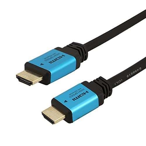 C & E Ultra Series BLUE 4K HDMI Cable HDMI Cord 25 ft / 7.62 Meters, HDMI to HDMI, TOP Series Blue