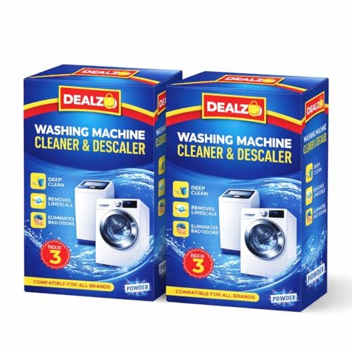 Descale Compatiable For All Washing Machine Front Load And Top Load, Cleaning Powder, Descaling Powder, Drum Cleaner 100 G SET OF 6