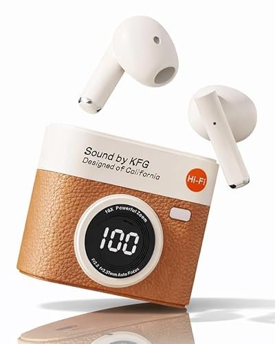 VEHOP Q88 TWS Earbuds with Digital Display, BT 5.49+ENC for Clear Calling, Low Latency Gaming Wireless Headphone, 40 Hours Play, Immersive Sound, Touch Control, IPX4 & Voice Assistance.