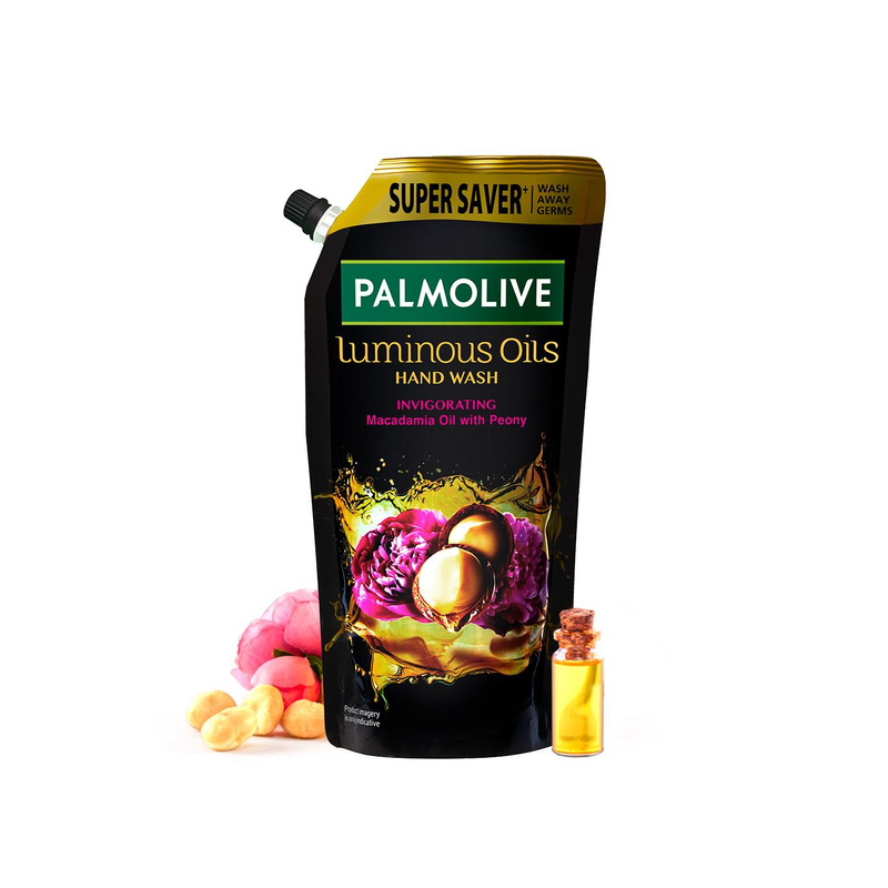 PALMOLIVE Luminous Oils Invigorating Liquid, Refill Saver Pack Hand Wash Pouch(750 ml)
