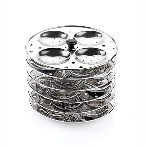 Crystal Stainless Steel Idli Plates (4X6)
