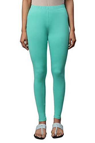 Aurelia Medium Cotton Lycra Solid Leggings for Women