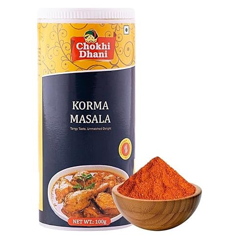 Chokhi Dhani Korma Masala Powder 100g | Mughlai Korma Spice Mix | Rich Creamy Curry Masala for Chicken, Mutton & Veg Korma | Restaurant Style Gravy Masala