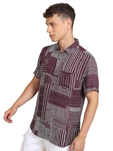 Highlander Men Slim Fit HLSH015375 Multicolor L