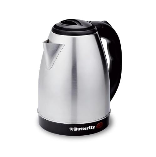 Butterfly Evo Pro 1.5L Electric Kettle | 1350 W | 360 degree Swivel Power Base | Auto Shut Off | For Hot Water, Tea, Coffee, Noodles | Dry Boil Protection