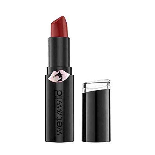 wet n wild Mega Last Matte Lip Color, Semi Matte Hyaluronic Acid Infused, Long Lasting Full Coverage for a Nourishing Pout, Cruelty-Free & Vegan – Sexpot Red – 3.3gms