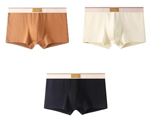 Lymio Men Underwear Trunk | Briefs | Premium Mens Underpants | Breathable Premium Cotton Trunk with Soft Elastic Waistband | Comfortable Stretch Fit | All-Day Fresh (Cotton-Pack of 3-4XL) Multicolour
