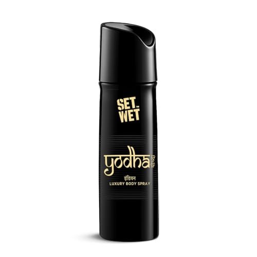 Set Wet Yodha Indian Luxury Body Spray I Long Lasting Body Spray for Men I Manly & Luxury Fragrance for Men, 150ml