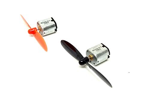 INVENTO 2pcs N10 3.7V Mini Drone DC Motor 10x12x10mm 16000 RPM with 2Pcs 55m Propeller For Helicopter Drones Toy Car Robot DIY