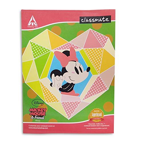 Classmate Soft Bound Exercise Notebook – 24 x 18 cm, 172 Pages (Four Lines with Gap)