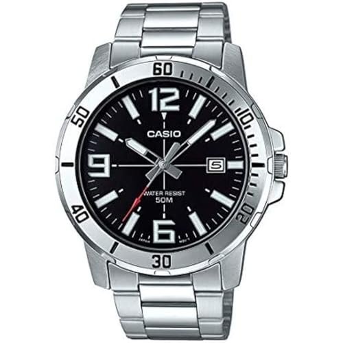 Casio Enticer Analog Black Dial Men’s Watch – MTP-VD01D-1BVUDF (A1361)