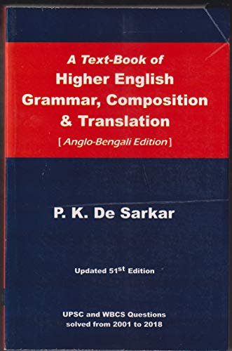 A Text-Book of Higher English Grammer, Composition & Translation(Anglo-Bengali)
