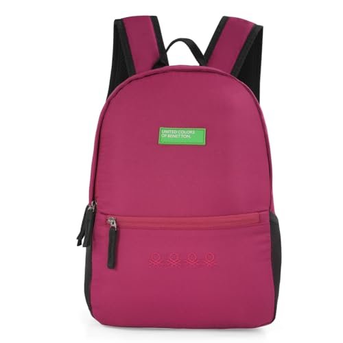 United Colors Of Benetton 12 Litres Citron Unisex 3 Compartment Backpack (Wine)