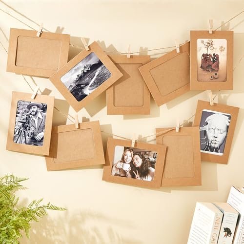 Home Centre Corsica Snapshot Set of 10 Paper Hanging Photo Frames – 15×11.5cm