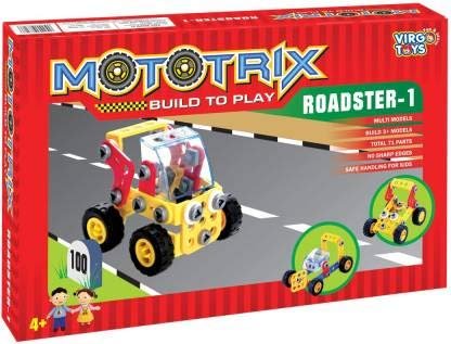 Smart Picks Mototrix Roadster 1 Puzzle/Construction Game for Kids