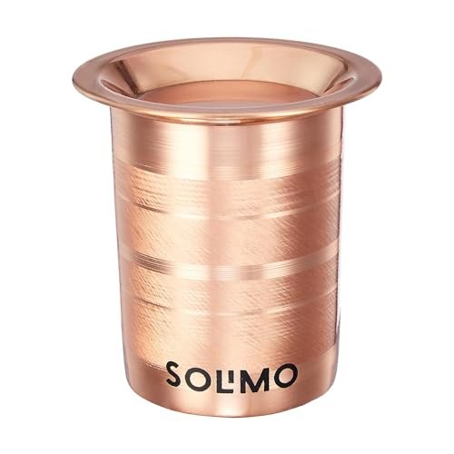 Amazon Brand – Solimo Copper Tumbler Cup with Lid, Set of 2, 300 ml