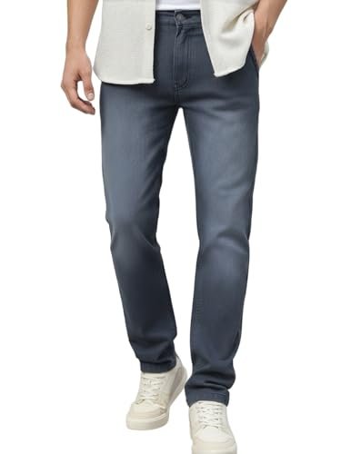 Urbano Fashion Men’s Grey Regular Fit Washed Jeans Stretchable (epssprcrsreg-mgrey-30)