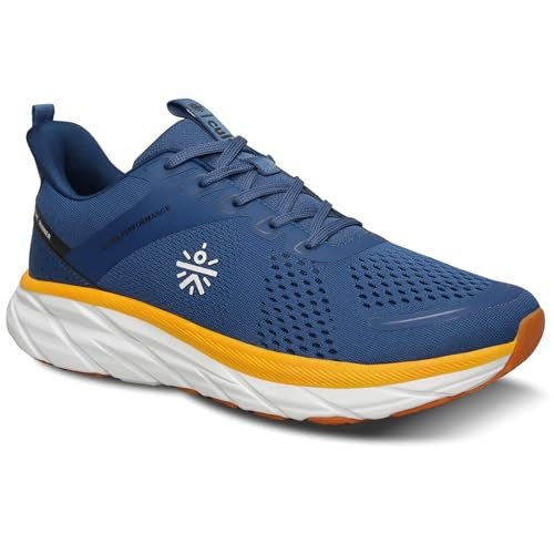 CULT Men’s Hyperion Running Shoes, Enhanced Cushioning, Enhanced Grip, Lighweight, High Traction, Sports Footwear for Men (CS704031UK6_Teal_UK6)