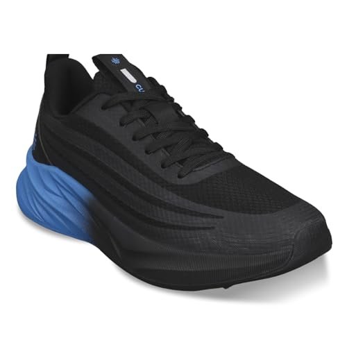 CULT Men Strix Running Shoes (Black/Blue_UK6)