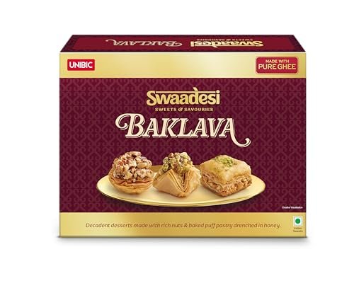 Unibic Swaadesi Assorted Baklava Box | 200 gm| Gift Box