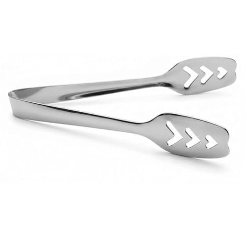 ADD2CART Stainless Steel Serving Tongs, Kitchen Utility Chimta, Traditional Indian Flatbread Gripper (Utility Tong)
