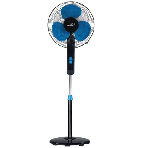 V-Guard Esfera STS Plus Neo 2-in-1 400 mm Pedestal & Table Fan|Blue Black