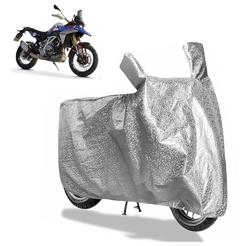 Sulfar Bike Cover for BMW Motorrad F 450 GS (India) (Adventure) | Waterproof, Dustproof & UV Protected | All Weather Two Wheeler Cover (Silver) New 2026 Variants