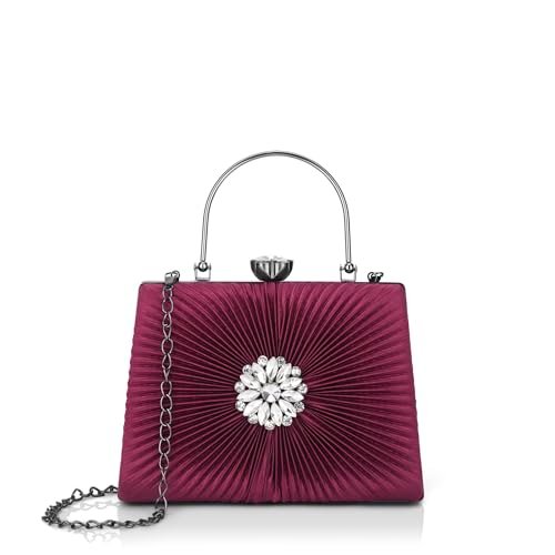 Lavie Women’s Ray Trapezoid Framed Clutch | Ladies Purse Handbag