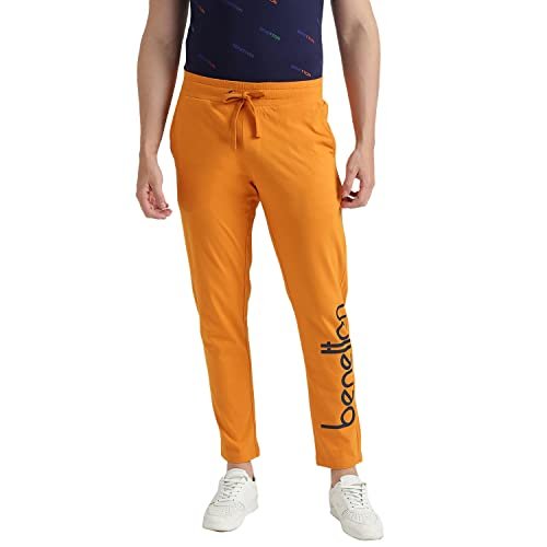 United Colors of Benetton Men’s Regular Track Pants (3099J7123I904_904_28) Yellow