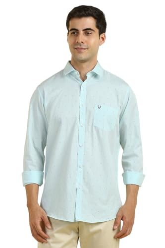 Allen Solly Mens Shirt Green