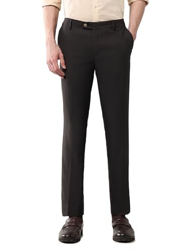 Arrow Tapered Fit Dobby Weave Trousers_ARAEOTR1832_34
