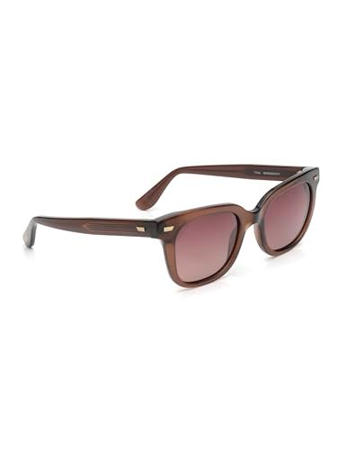 Titan Polarized Rectangle Sunglasses for Unisex (Small)