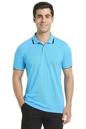 Allen Solly Mens Polo T Shirt Blue