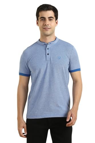Allen Solly Mens Regular T Shirt Blue