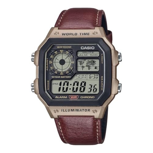 Casio Youth AE-1200WHL-5AVDF Digital Black Dial Unisex (D383)
