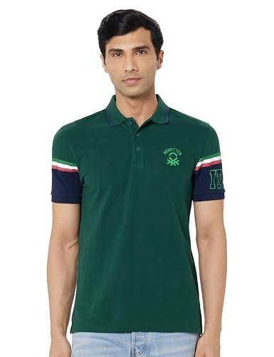 United Colors of Benetton MUTLIPLE Branding Print Polo