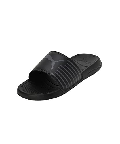 PUMA | Geo Slides | Black-Cool Dark Gray | 8UK