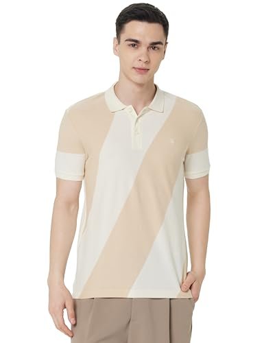 United Colors of Benetton Diagonal Stripe Pique Polo