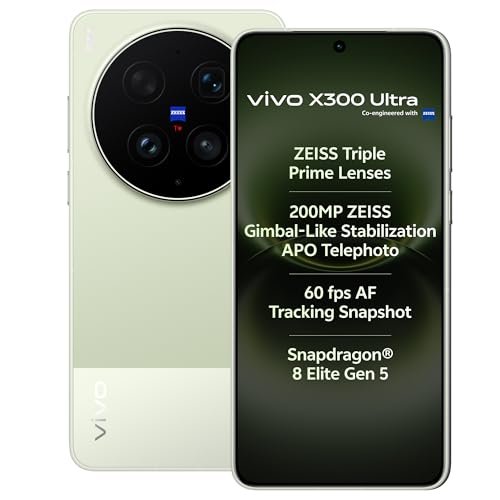 vivo X300 Ultra 5G (Victory Green, 16GB RAM, 512GB Storage) with No Cost EMI/Additional Exchange Offers