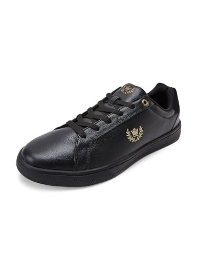 Louis Philippe Men Black Sneakers