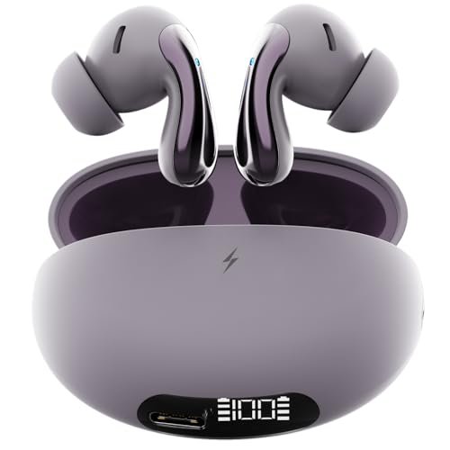 Fire-Boltt Newly Launched Aero Drift TWS Earbuds Custom EQ Wireless Bluetooth 5.4 Music & App Support 50H Playtime Battery Display Fast Charging Case 50ms Low Latency Touch Controls Lilac