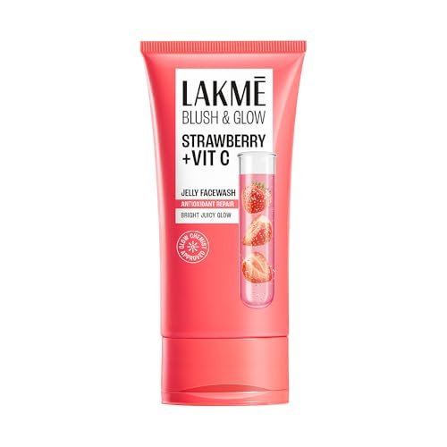 Lakme Blush & Glow Strawberry Freshness Gel Face Wash with Strawberry Extracts|| 150 g