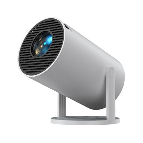 Portronics Beem 440 Smart LED Projector with 720p HD Resolution, Rotatable Design, Built-in Streaming Apps (Netflix, Prime Video, Hotstar), 2200 Lumens, Screen Mirroring, 3 Watts Speaker (White)