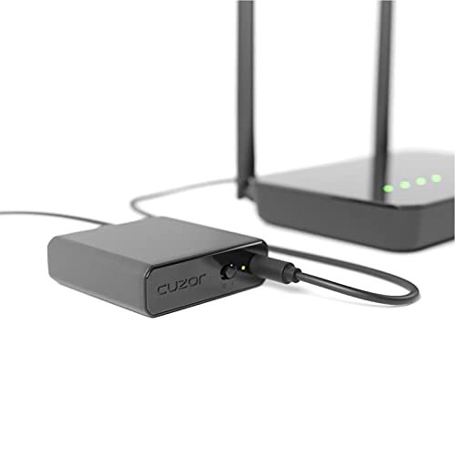 Cuzor Mini UPS for 9V Wi-Fi Router | Power Backup up to 5 Hours | WiFi Router ups Upto 2A | 1 Year Warranty
