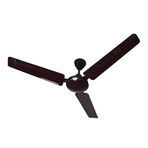 CADLEC Breeza 1200mm/48 inch Ceiling Fan | BEE Star Rated Energy Efficient | Ultra High Speed Motor | Perfect for Home, Living Rooms & Bedrooms | 3-Year Warranty | Brown-Pack of 1